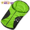Fusák nejen do autosedačky Baby Nellys ® POLAR - zelený medvídek