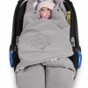 Dětská zavinovačka, fusák polar, bio bavlna - šedá, Baby Nellys