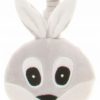 Závěsná plyšová hračka s pískátkem, Rabbit, šedá