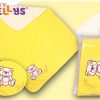 Baby Nellys Deka/dečka froté/velur - Medvídek Teddy Bear - krémová