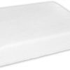 Nepromokavé froté prostěradlo do kočárku 75 x 35 - bílé