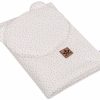 Mušelinová sada DOTS Teddy 30x35cm, 70x100cm, 2D, Baby Nellys, bílá