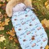 Dětský fusak maxi PREMIUM Stroje, modrý - 110 x 50 cm, Baby Nellys