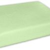 Nepromokavé froté prostěradlo do kočárku 75 x 35 - zelené