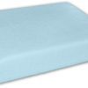 Nepromokavé froté prostěradlo do kočárku 75 x 35 - modré